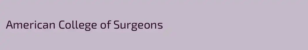 American College of Surgeons